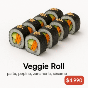 🥑 Veggie Roll Sushi