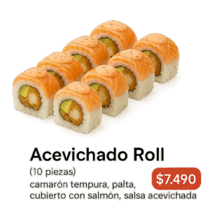 🍋 Acevichado Roll